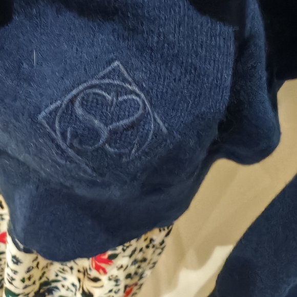 Sandro Clotilde Stripe Wool & Cashmere Cardigan 015500 - Picture 10 of 14